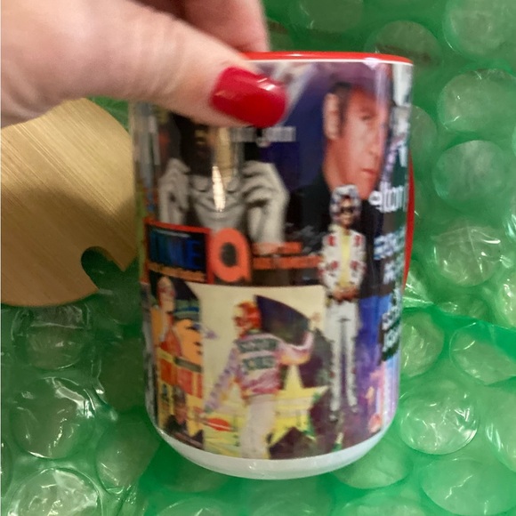 Elton John Rock Band Concert Coffee Mug with Lid/Coaster NEW! - Picture 2 of 5